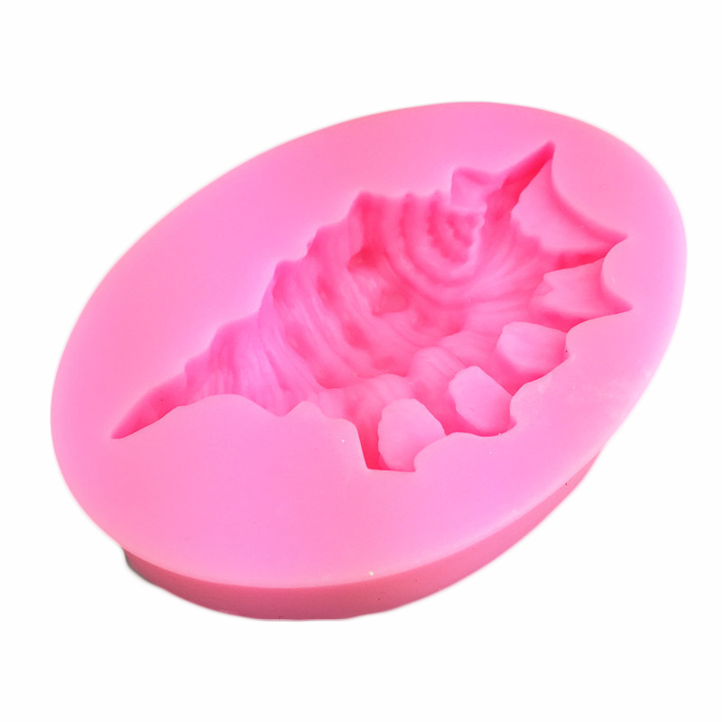 EPASUN Silicone Mold 3D Shell Making Silikon Soap Form Sugarcraft Fondant Art Cake Mold Chocolate Decorating Tool Handmade