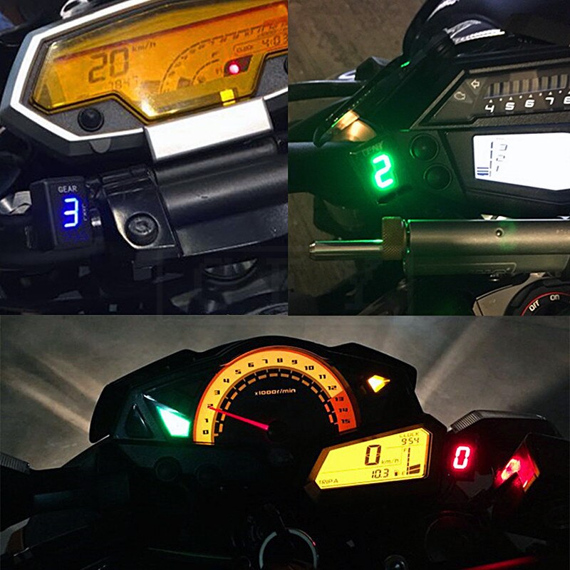 Voor Kawasaki Z750 2004 tot Z750R Motorfiets LCD 1-6 Niveau Gear Indicator Digitale Z750 Gear meter Accessoires