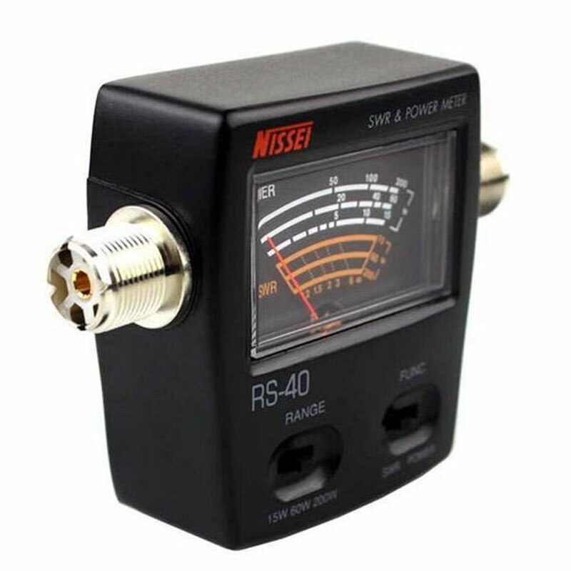 Original NISSEI RS-40 SWR Watt Meter 125-525MHz UHF/VHF M Typ Stecker RS40 Digital Power Zähler für Radio Walkie Talkie