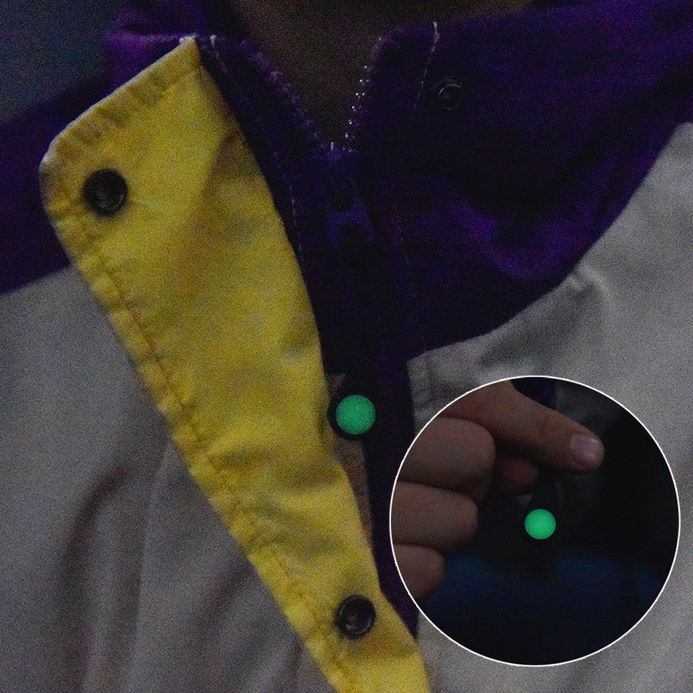 Juego Ideal de marcadores para Abrigos, Chaquetas, mochilas y cremalleras de carpa que brillan en la oscuridad