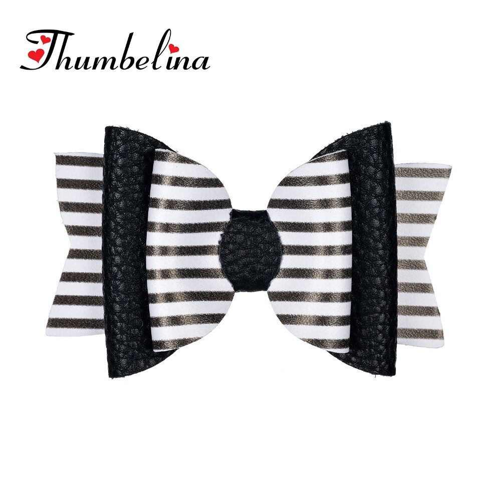 Thumbelina Rainbow Princess Hairgrips Glitter Hair Bows with Clip Dance Party Bow Hair Clip Girls Hair Accessories