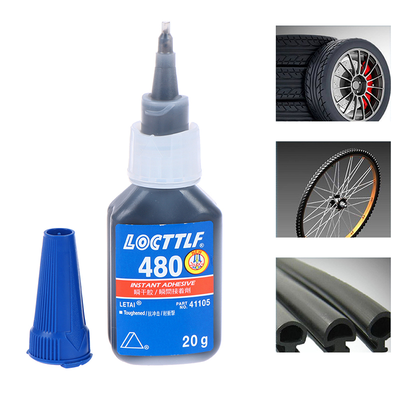 Black Super Glue Loctitf 480 For Plastic Wood Metal Rubber Tire Shoes Repair Strong Adhesive