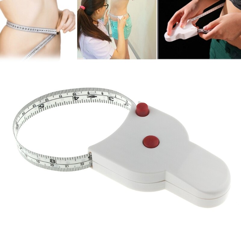Cinta métrica corporal para medir la cintura, herramienta de regla muscular del brazo, ayuda a la pérdida de peso