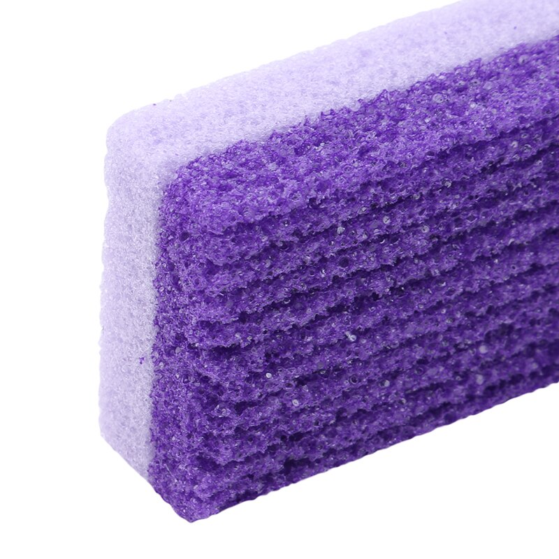 Exfoliante Morado para el cuidado de los pies, herramienta de pedicura, piedra pómez, exfoliante, eliminador de callos de piel dura muerta, limpiador para el cuidado de la piel, 1 ud.