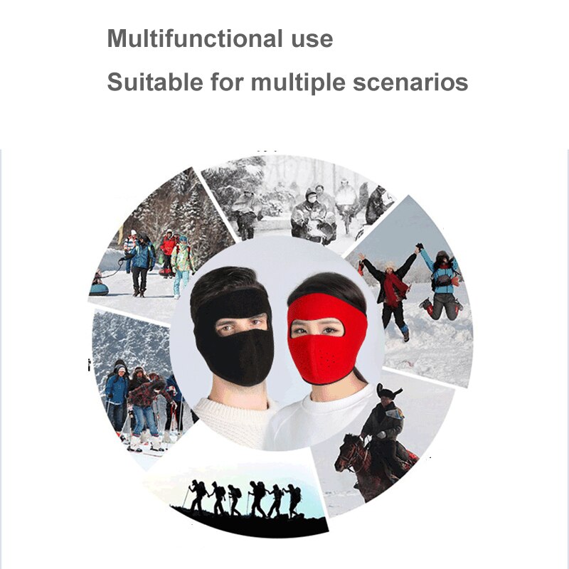 1 Pcs Multi-purpose full face mask Motorcycle Riding Bicycle, Warm And Cold Sports Mask, Warm Mask Outdoor Face Mask,