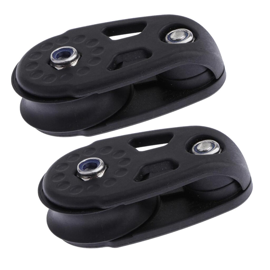 2 Packs Kayak Boat Pulley Block Marine Sheave Lifting Wheel Accessories Hardware