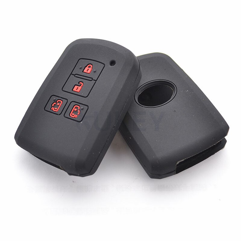 Siliconen Autosleutel Geval Voor Toyota Sienta Alphard Voxy Noah Esquire Harrier Keyless Remote Fob Shell Jas Mouw Protector