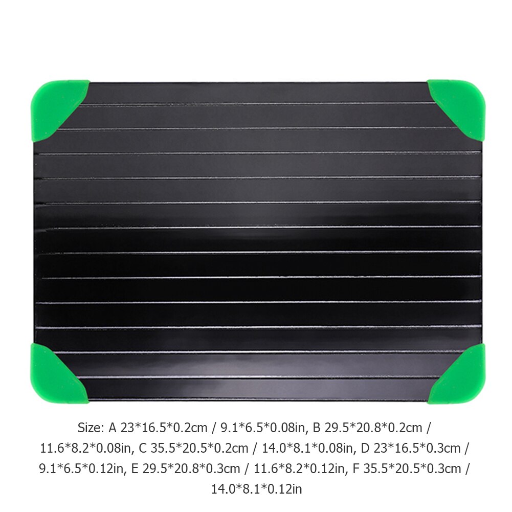 Kitchen Quick Thawing Cutting Board Defrosting Trays Plate Practical Eco-friendly Defrosting Plate Easy Clean Thaw Frozen