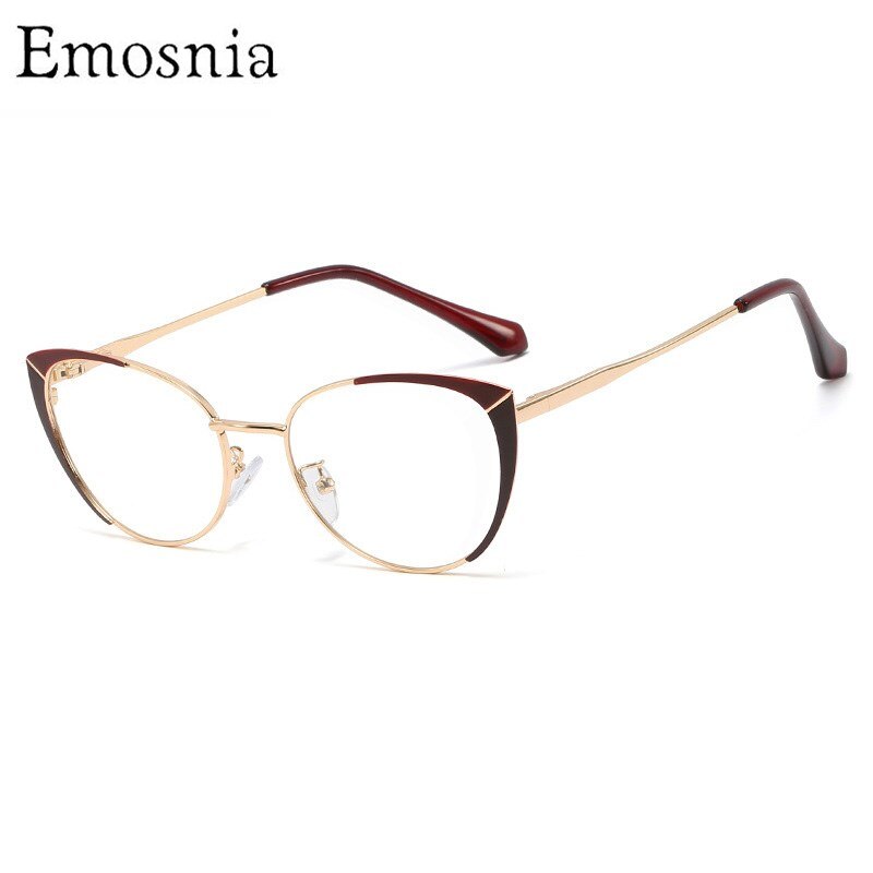 Cat Eye Computer Glasses Anti Blue Ray Optical Eye Blue Light Blocking Glasses Spectacle Blocking Gaming Filter Glass