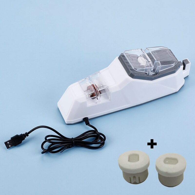 Electric Kitchen Knife Sharpener USB Sharpening Stone Whetstone Grindstone Sharpening Machine Knives Scissor Grinder: A