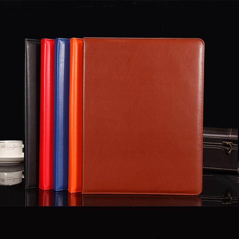Popular trends PU faux leather conference report folder A4 file folders for documents signature sales office supplies 1211A