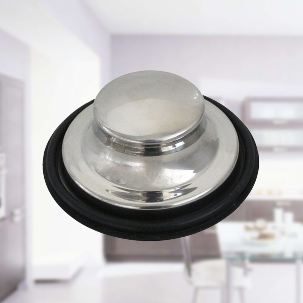 1pc Waste Disposer Plug Stainless Steel Durable Premium Water Sealing Cover Accessories Sink Plug Replacement