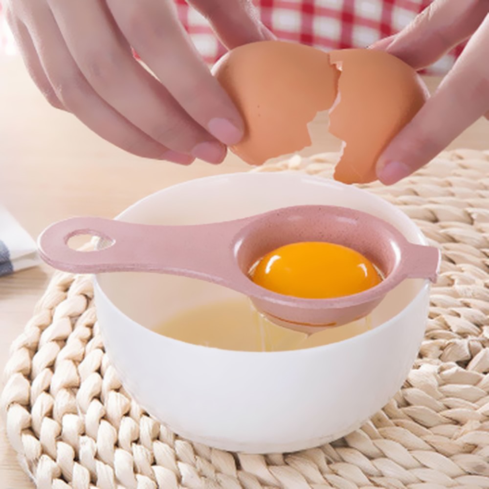 Herramientas de separador de huevos de paja para el hogar, accesorios de cocina, separador de huevos de plástico de grado alimenticio, herramientas para cocina, accesorios de cocina