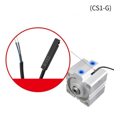 BLCH 10PCS Air Pneumatic Cylinder Magnetic Reed Switch Sensor D-A73 D-Z73 D-A93 D-C73 D-A54 D-B54 CS1-G J S U F Proximity Sensor: CS1-G