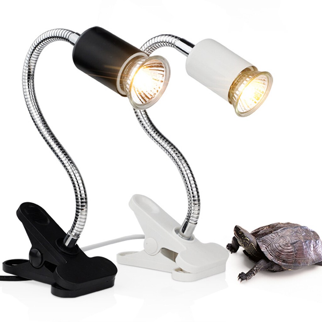 UVA UVB Reptile Lamp Set Flexible Clamp Lamp Holder Thermometer Hygrometer Turtle Tortoises Basking Lamp Heat Light Kit