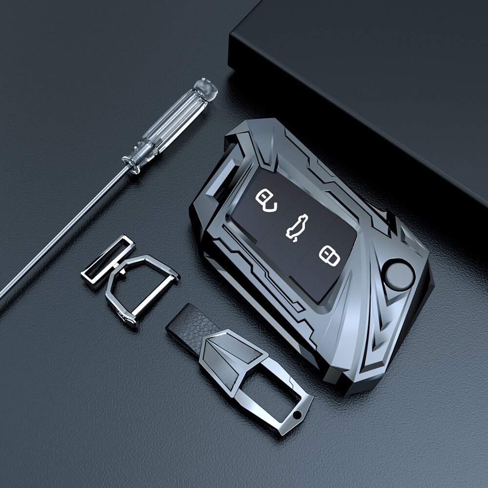 Zinklegering auto afstandsbediening sleutelbehuizing voor volkswagen vw golf 7 mk7 tiguan touran voor skoda octavia  a7 seat leon ibiza