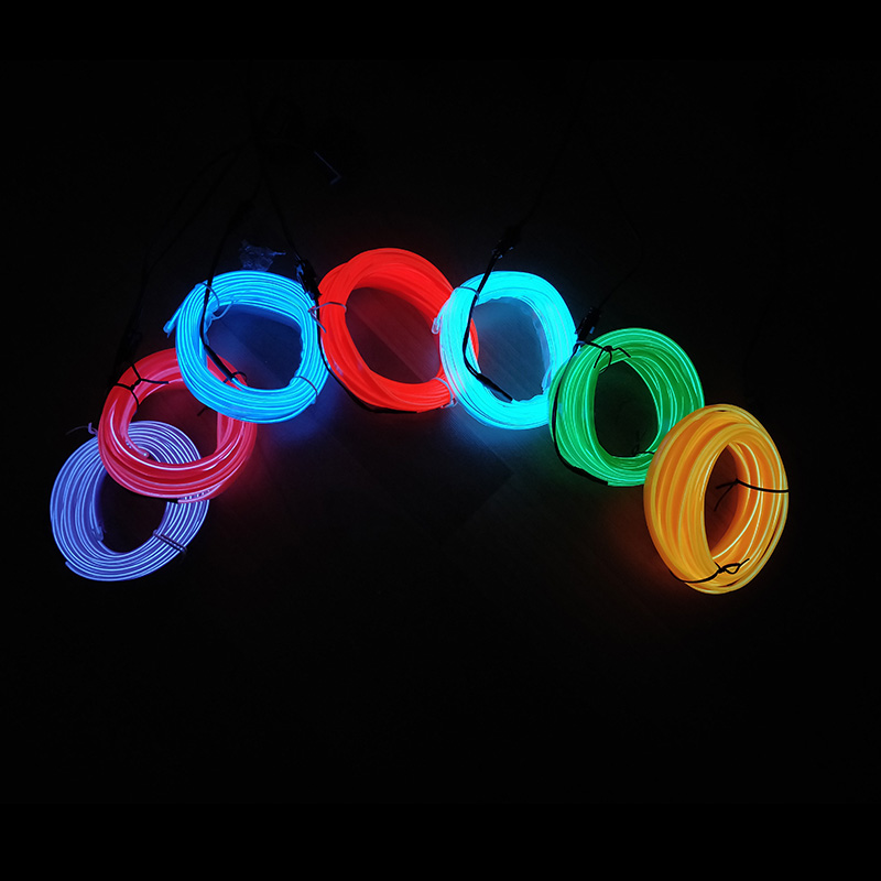 1M/3M/5M Auto Innen LED Dekorative Lampe EL Verdrahtung Neon- Streifen Für Auto DIY flexibel Umgebungs Licht USB Party Atmosphäbetreffend Diode