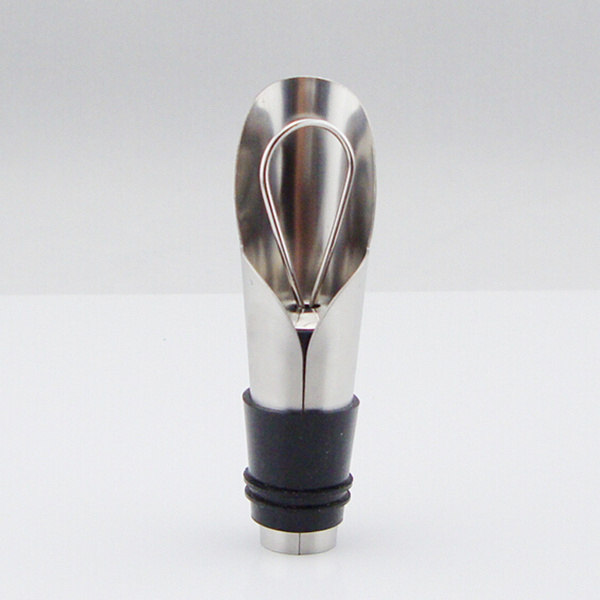 1Pc Stainless Steel Home Bar Wine Collection Red Wine Champagne Bottle Stopper Sealer Round Collar Drip Stop Ring series: 603