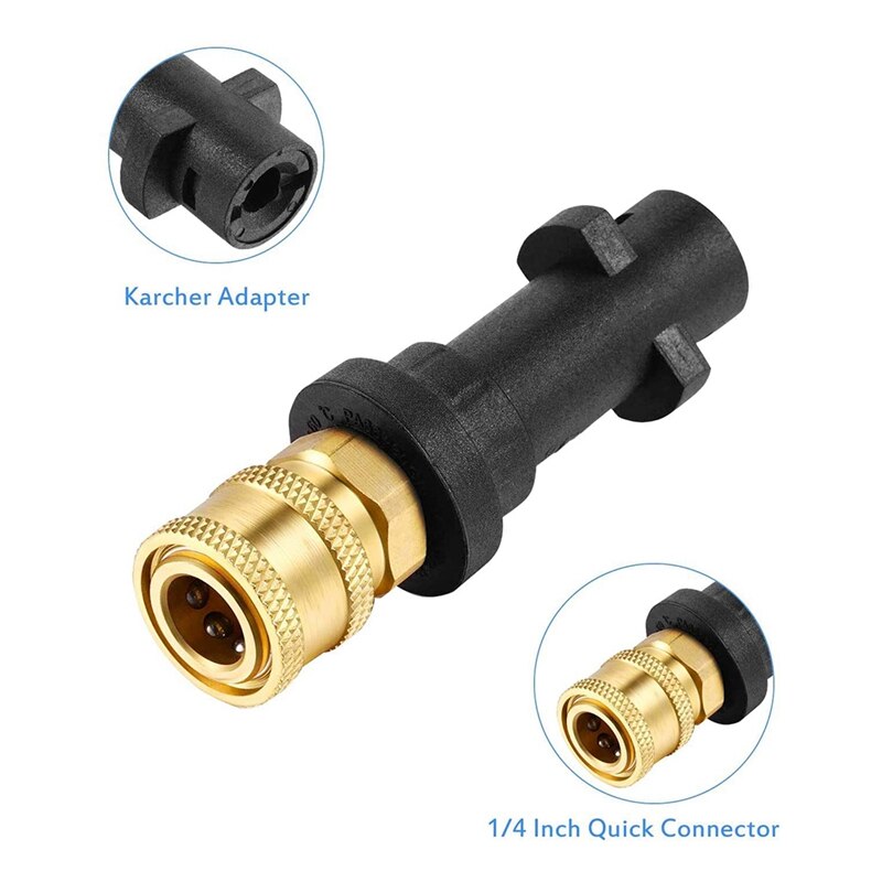 Hogedrukreiniger Spuitbus Adapter Met 1/4Inch Quick Connect Vrouwelijke