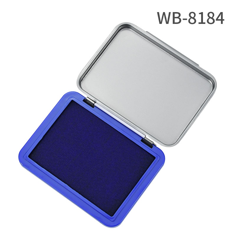 Pâte d'encre rouge de calligraphie, boîte carrée flambant neuve, tampon Yinni chinois 40g, rouge bleu noir