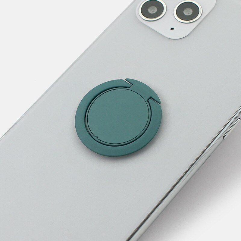 Ultra-cienki Stent akcesoria stojak na telefon komórkowy stojak palec serdeczny dla iphone 8 7 6 xiaomi mi8 5 plus uchwyt samochodowy stojak Smartphone: A42-Dark green