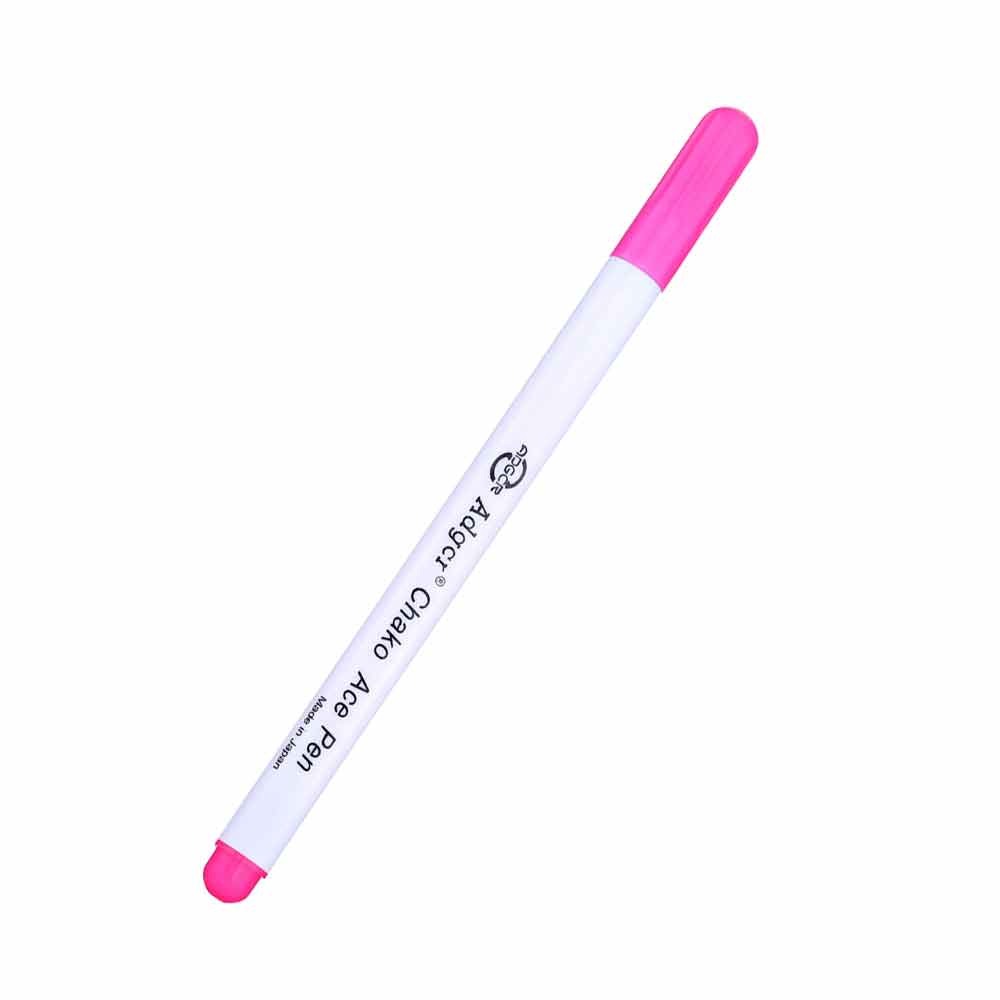 Disappearing Erasable Ink Fabric Marker Pen Water Erasable Pen&Sewing Measuring Gauge for Quilting Dressmaking Sewing Tool: Pink