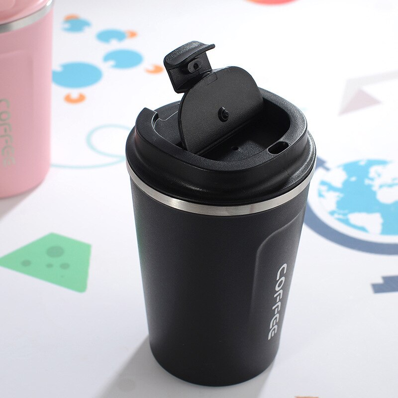 510ml/380ml rustfri stål termos kaffekopp bærbar bil termos reise krus termos termos