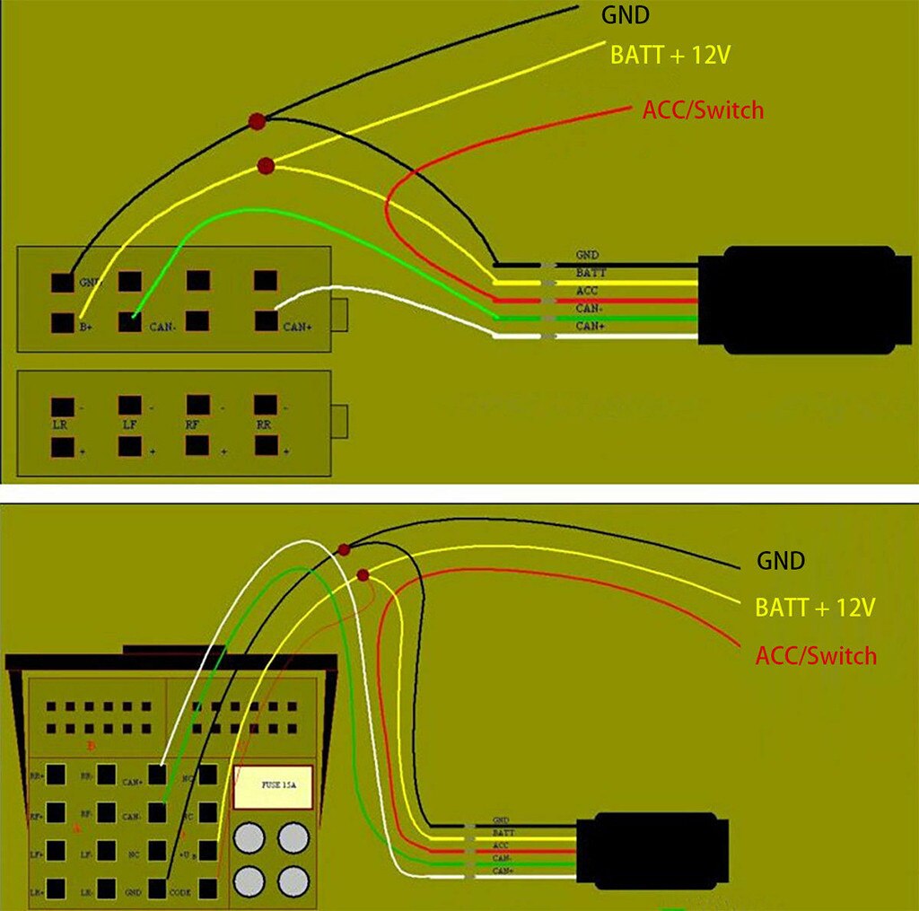 1pcs Vehicle Decoder Canbus Gateway Emulator Simulator Can Line Decoder For Volkswagen Car Bus Simulator CD Player