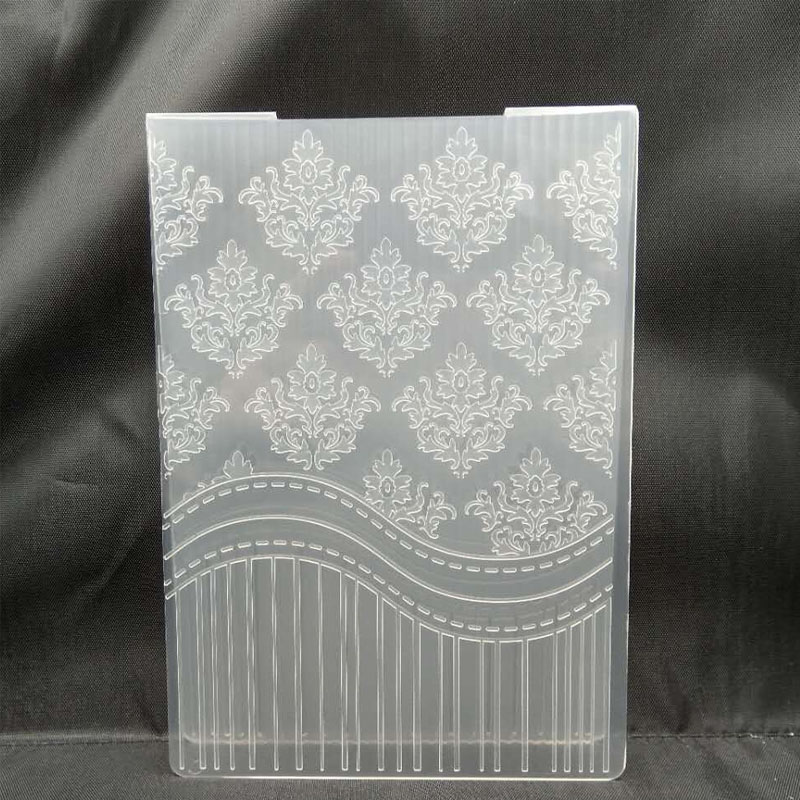 Zatbws 3d bymur prægning plader diy papir skære dør scrapbooking plast prægning mappe