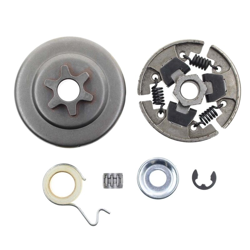 Embrayage pignon 3/8 pouce pour Stihl 017 018 021 023 025 Ms170 Ms180 Ms210 Ms230 Ms250 tronçonneuse avec rondelle e-clip Kit remplacer 112