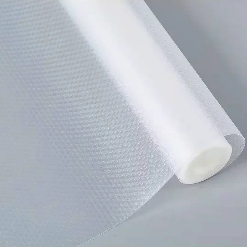 EVA-Schrankmatte, Schrankeinlage, wiederverwendbare Schubladeneinlagen, rutschfeste Kühlschrankmatte, Kühlschrank, wasserdicht, feuchtigkeitsbeständig, Schubladenmatte: WHITE