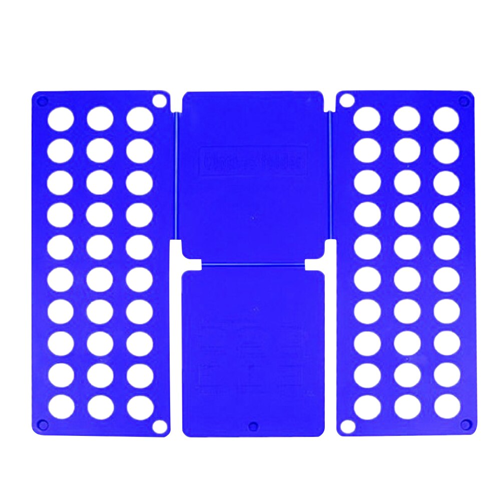 T-Shirt à pliage rapide, vêtements faciles à organiser, planche pliante pour vêtements multifonctionnels, organisateur porte-tissu en plastique pour adultes et enfants: Blue