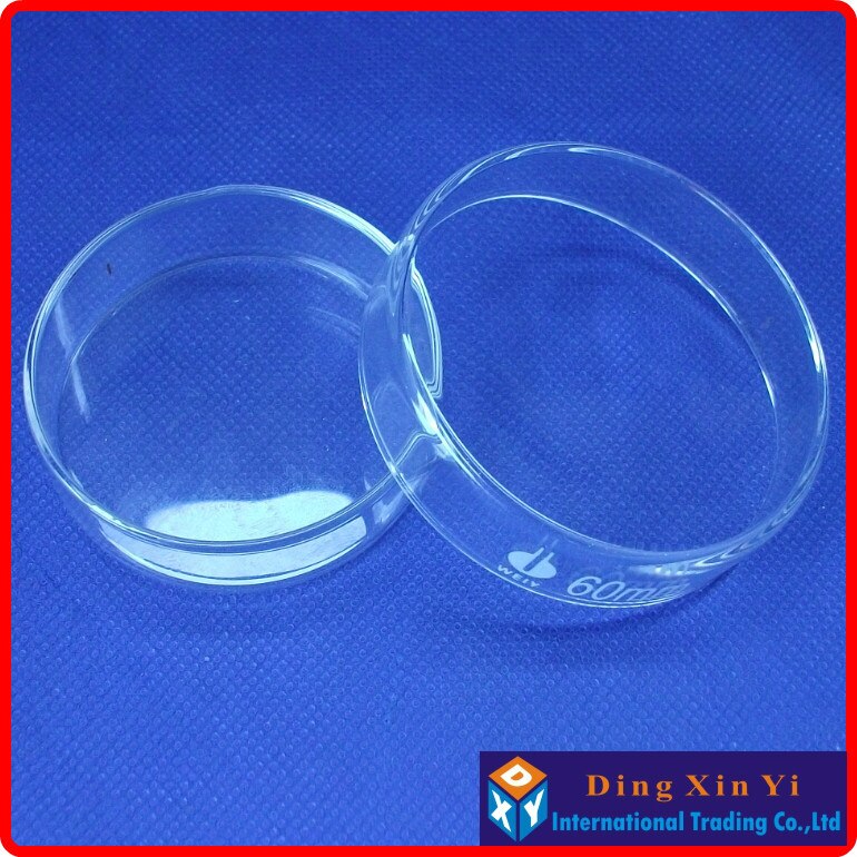 (8 Stuks/partij) 60Mm Hoge Borosilicaatglas Petrischaal, Glas Cultuur Schotel, En Hoge Temperatuur Weerstand
