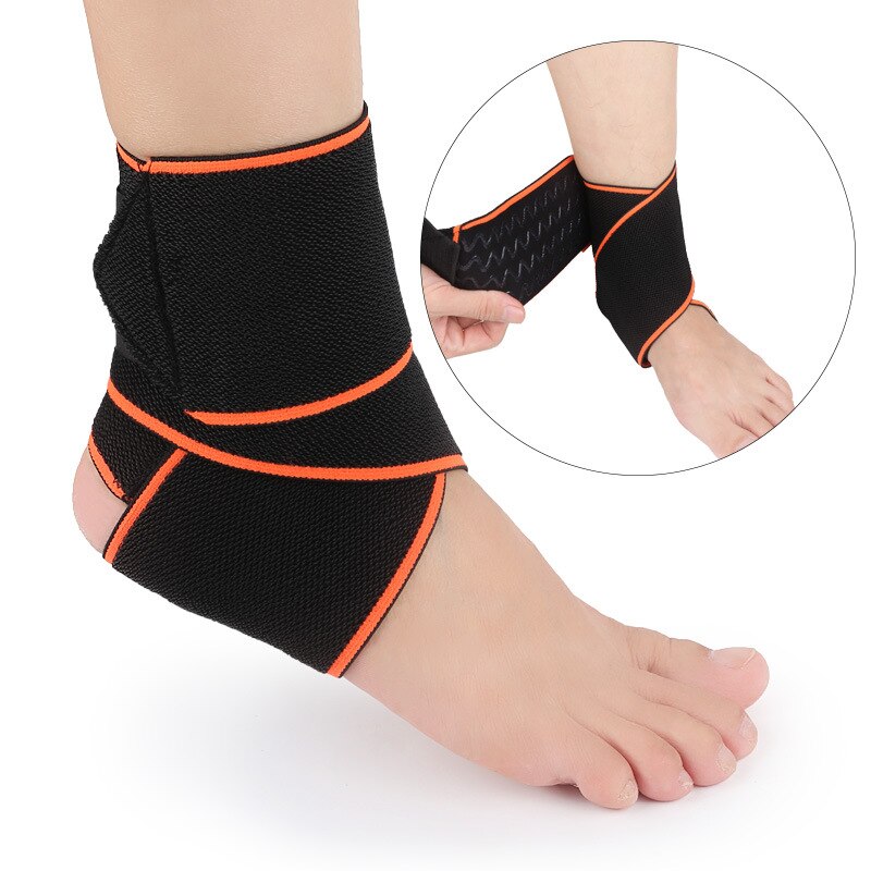 Kd36 1 stk silikon antiskli elastisk sanda gym sports ankel støtte bukse beskyttelse belter taekwondo karate ankel