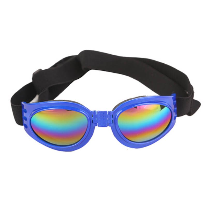 Hond Brillen 1 Pc Zonnebril Hond Zonnebril Uv Bescherming Huisdier Accessoires Opvouwbare Leuke Waterdichte: Blauw