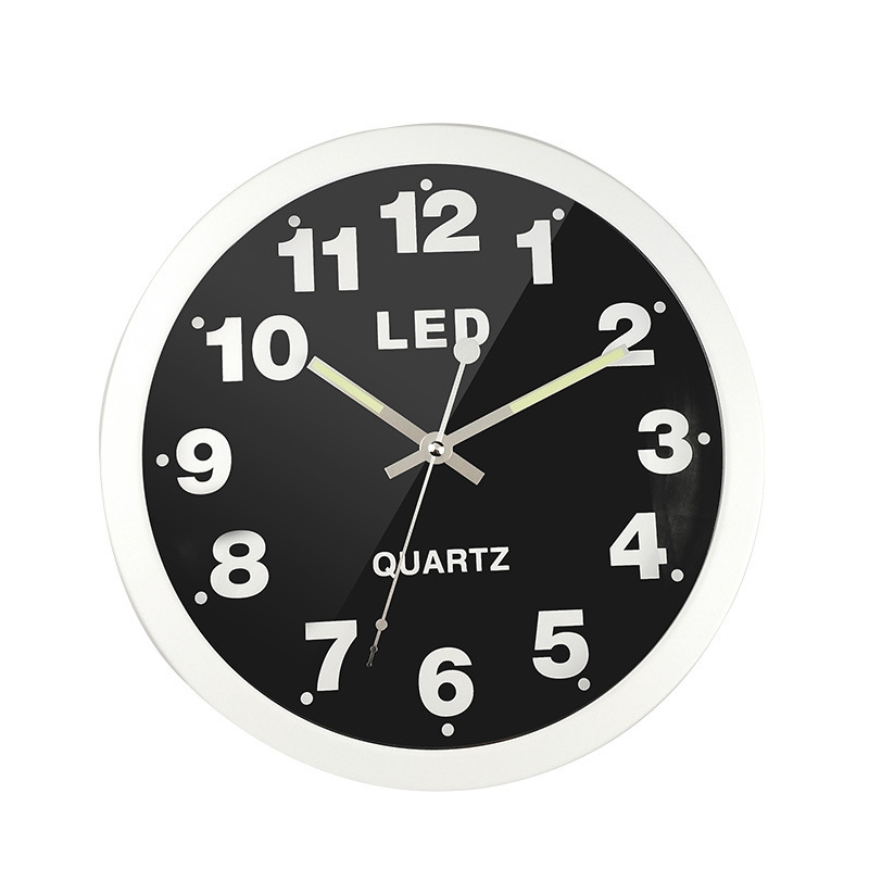 Reloj Digital de pared para el hogar, mecanismo de reloj LED de Metal, , silencioso, para sala de estar y dormitorio, para Zegar Scienny FZ482