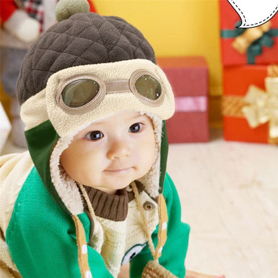 TELOTUNY Jongens Winter Warm Cap Hat Beanie Pilot Haak Oorklep Hoeden Fit Voor Baby Goede Keuze Voor U Om Te Gaan buiten Z0829