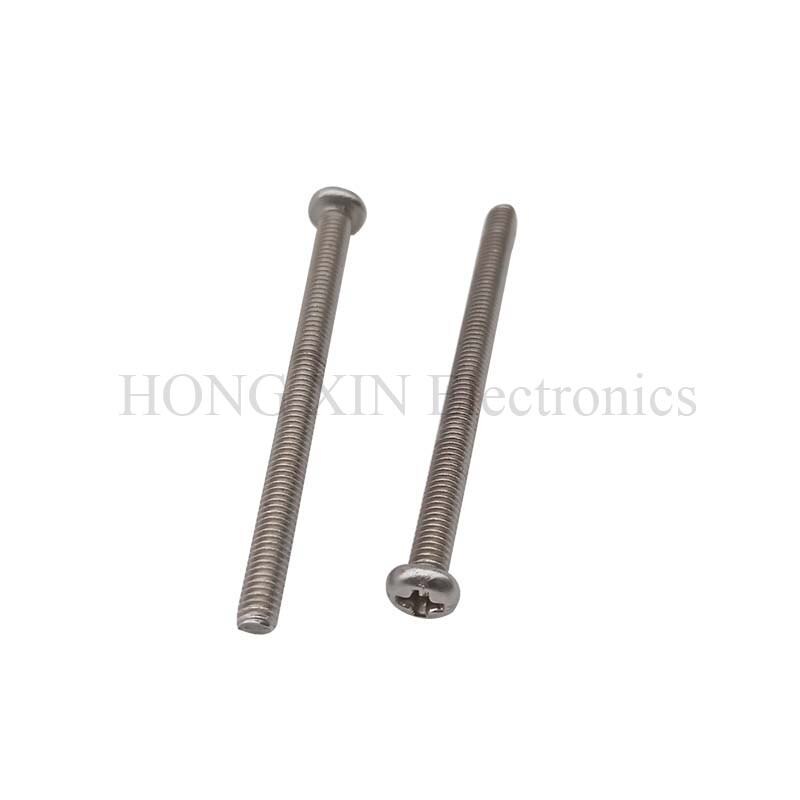 M3*40 Stainless Steel Screw 40mm Round Head Screws Phillips Crosshead Thread Bolt Brand fastener tools