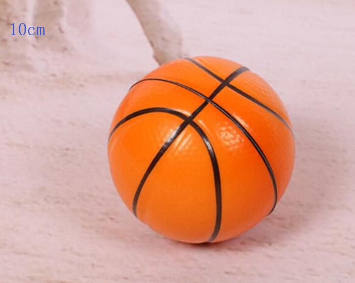 Calcio Lento Aumento Anti-stress Giocattoli Spremere Berretto Da Baseball Palla Da Tennis Baseketball Squishy Antistress Relief Sfera di 6.3 centimetri 7.6 centimetri 10cm: basketball 10cm