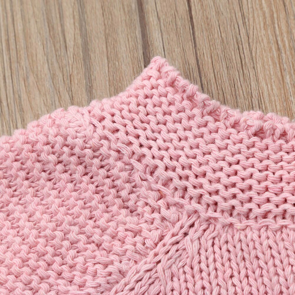 Kids Baby Meisjes Trui Jas Herfst Winter Solid Button Gebreide Dikke Warme Vest Baby Meisje Kleding Uitloper Camisola