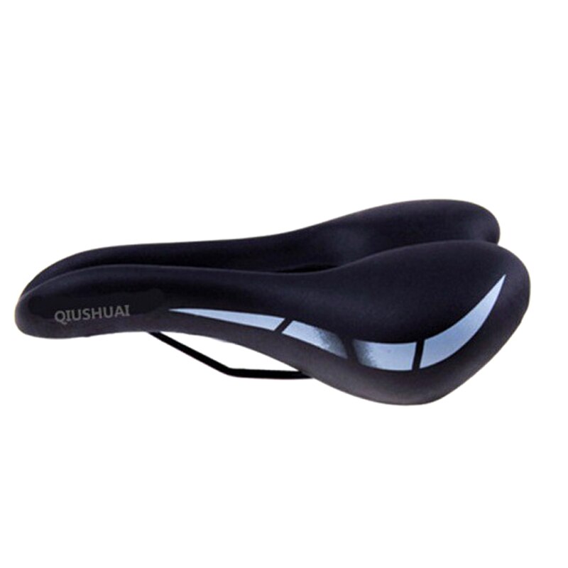 VERTU Ultra Light Bicycle Seat With Hollow Spider & Shock Absorption - Plastic/Steel