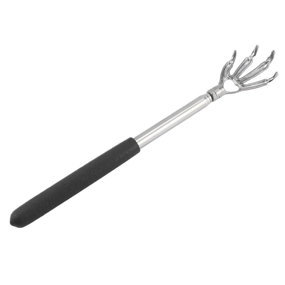 Back Scratcher Adjustable Practical Handy Stainless Pen Case Telescopic Pocket Scratching Massage Kit Ghost Hand Claw