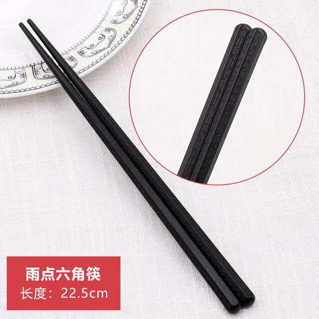1 Pair Japanese Chopsticks Alloy Non-Slip Sushi Food Sticks Chop Sticks Chinese Reusable Chopsticks: C