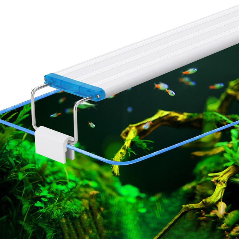 1pc Aquarium Lighting Fish Tank LED Light Color Change Landscaping Light Clamp Style Aquarium Light (EU Plug)