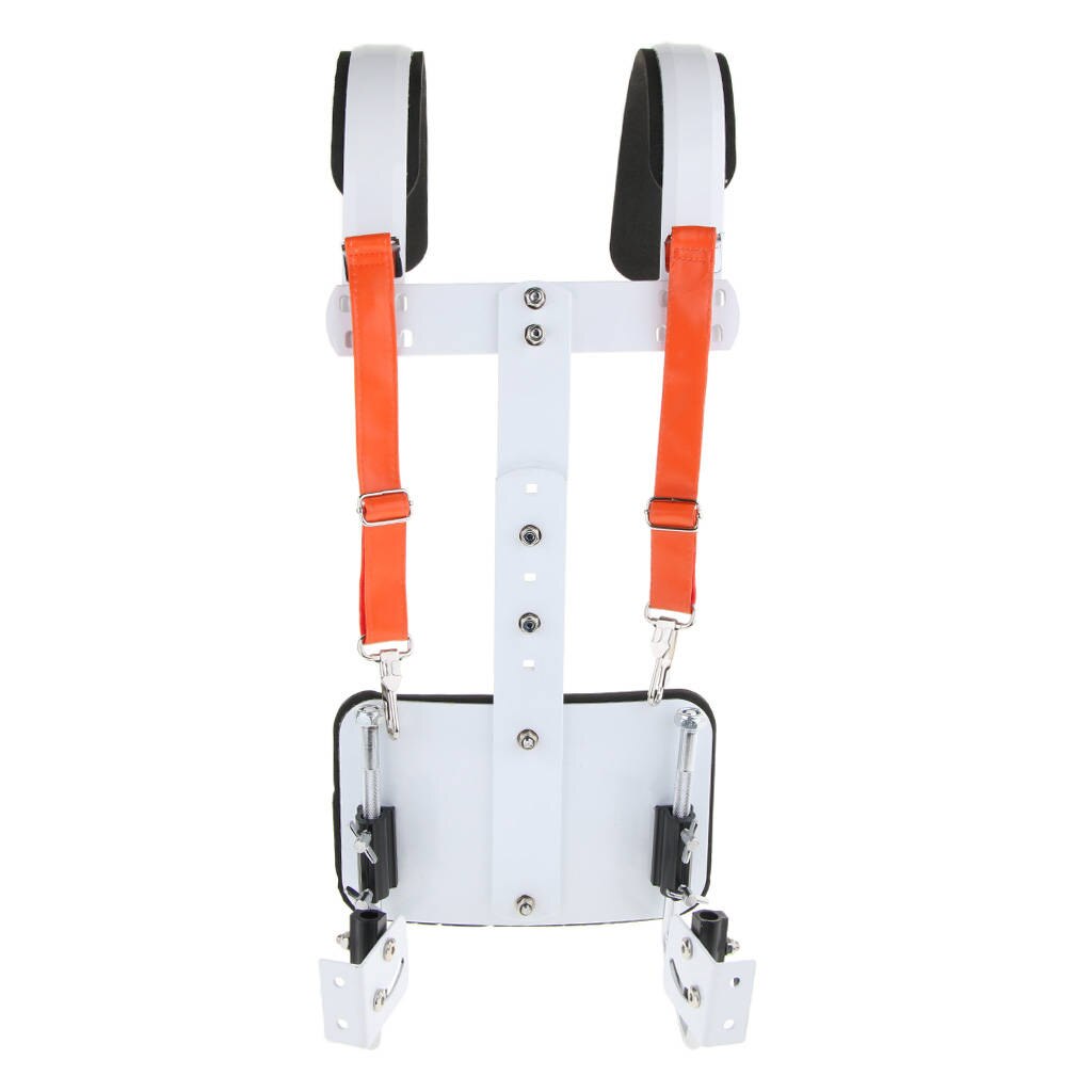 Accessoire de Percussion blanc, porte-caisse de caisse claire, grosse caisse, épaule