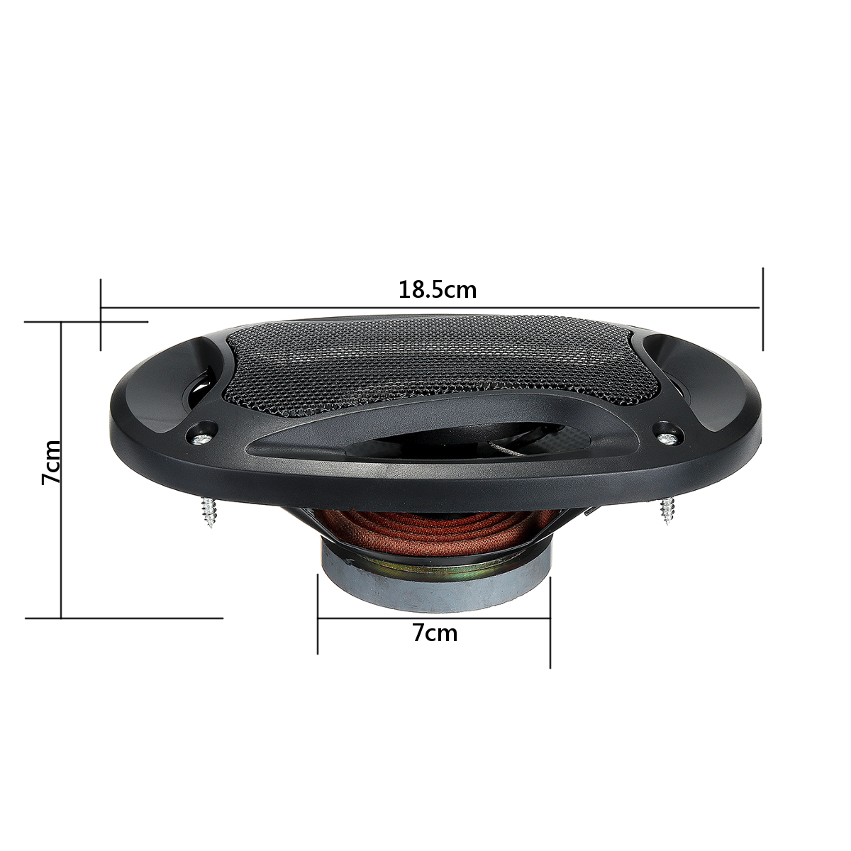 2 stks 4x6 inch 280 w 2 Weg Auto HiFi Coaxiale Luidspreker Systeem Voertuig Auto Audio Stereo Muziek hoorn Auto Speaker en Subwoofer