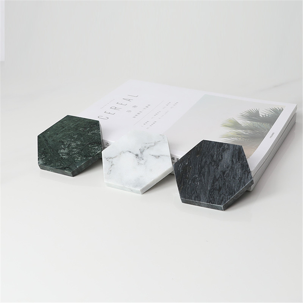 Minimalistisk marmor mønster kontorbord oppbevaringsplate geometri elegant skandinavisk nordisk keramisk skrivebord oppbevaringsbrett arrangør dekor