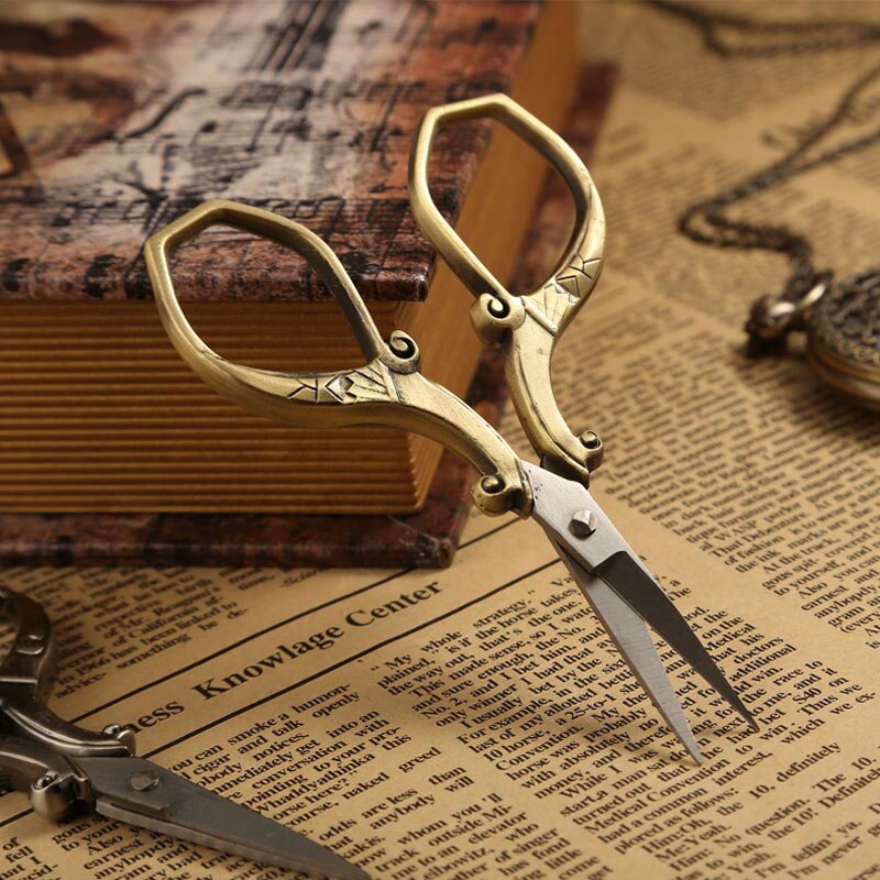 Ciseaux rétro coupe fil ancien ciseaux Vintage broderie point de croix couture acier inoxydable ciseaux tailleur ciseaux