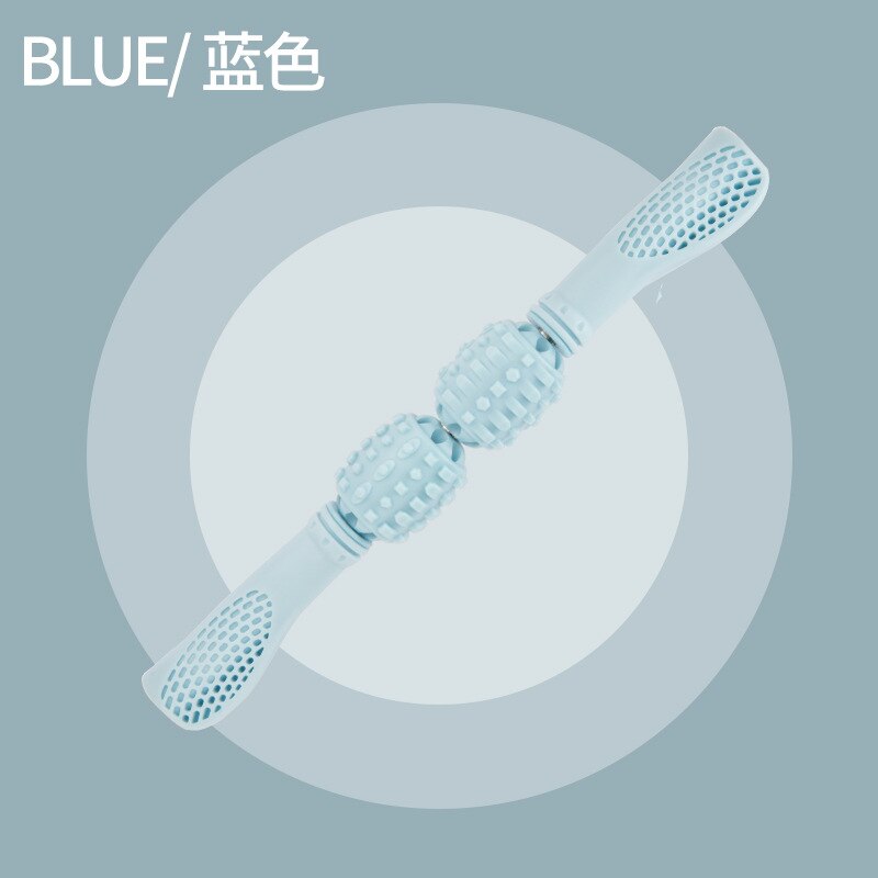 Durable Spiky Massage Ball Trigger Point Sport Fitness Hand Foot Pain Relief Plantar Fasciitis Reliever 6Cm Exercise Balls: blue stick