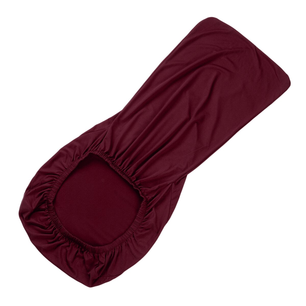18 kolorów krzesło do jadalni narzuty Super miękka tkanina elastyczny pokrowiec na krzesło na krzesła ze spandeksu pokrowce do jadalni/kuchni Stretch Cover: Maroon